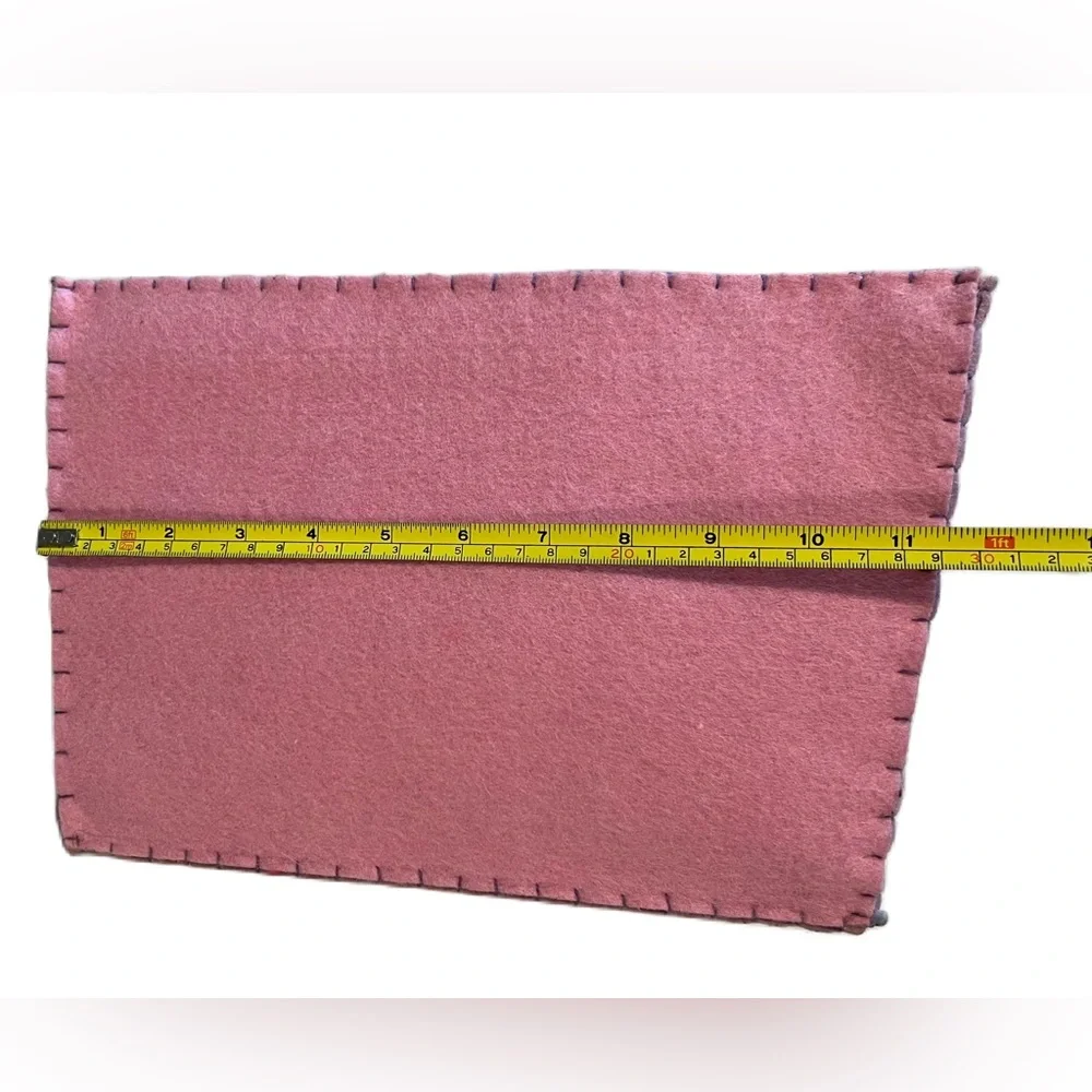 Adorable Stitched & Embroidered Butterfly Felt Storage Box
